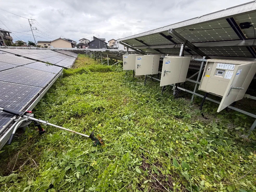 産業用パワコン交換工事の現場例1